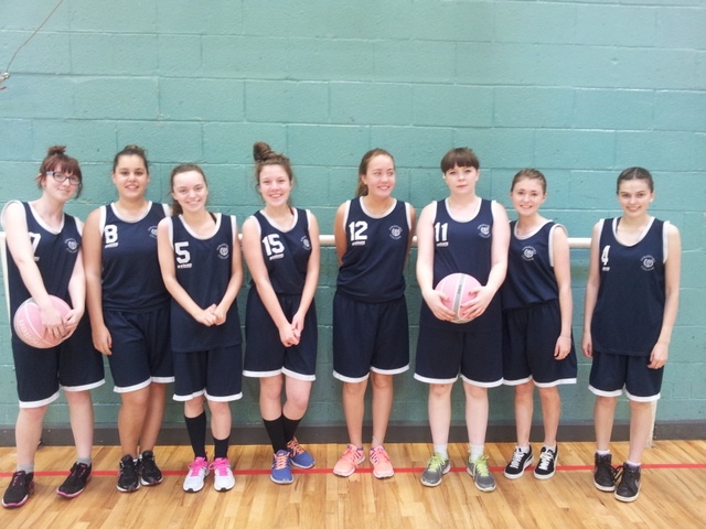 U19 Girls Basketball team who beat Collinstown Photo: Ms. Finnegan
