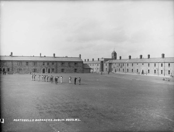 Portobello Barracks (Cathal Brugha Barracks) Image: www.census.nationalarchives.ie
Portobello Barracks (Cathal Brugha Barracks) Image: www.census.nationalarchives.ie