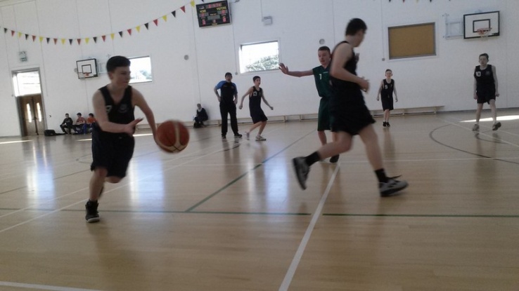 Junior Boys basketball teams versus Coláiste Raithlín Photo: Ms. Finnegan
Junior Boys basketball teams versus Coláiste Raithlín Photo: Ms. Finnegan