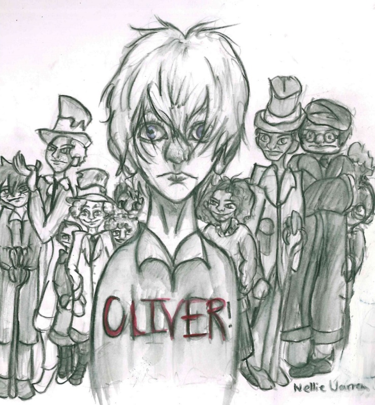Stratford College Productions present "Oliver!" Drawing: N. Warren (2nd Year)
