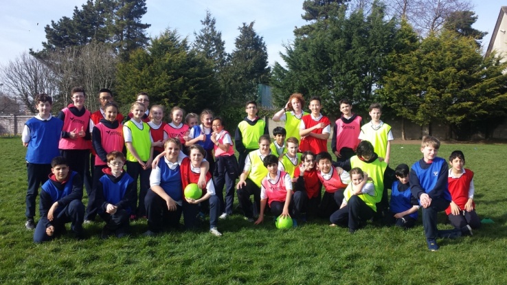 Seachtain na Gaeilge GAA tournament, March 2017 Photo:Ms. Finnegan
