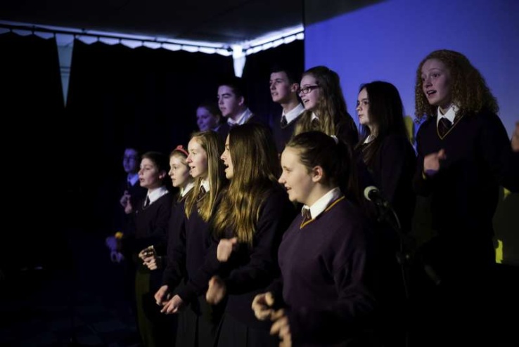 Stratford College Junior Choir perform at the Diamond Jubilee Concert, 16th November 2014 Photo: John Ohle
