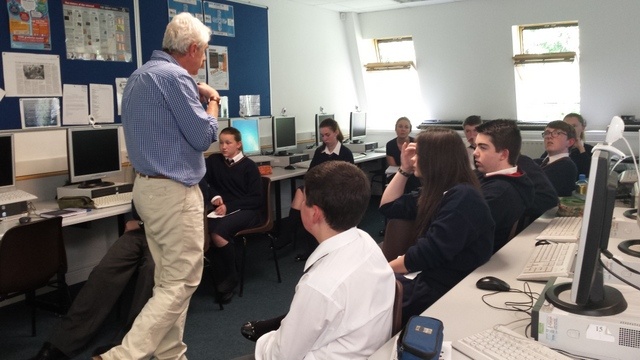 AWARE talk to TY students Photo: Ms. Finnegan
