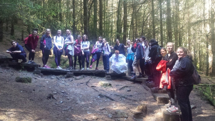 Two-day hike for An Gaisce Award, May 2017 Photo: Ms. Finnegan
Two-day hike for An Gaisce Award, May 2017 Photo: Ms. Finnegan