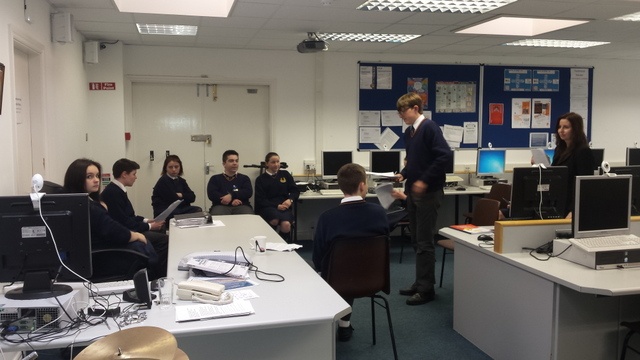 Law Week: TY Mock Trial Photo: Ms. Finnegan
