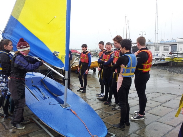 Learning to sail Photo: Ms. Finnegan
