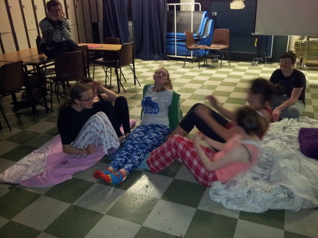 The TY Sleepover Photo by: Ms. Finnegan
