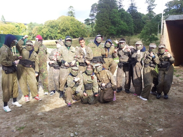 TY students go paintballing Photo: Ms. Finnegan
