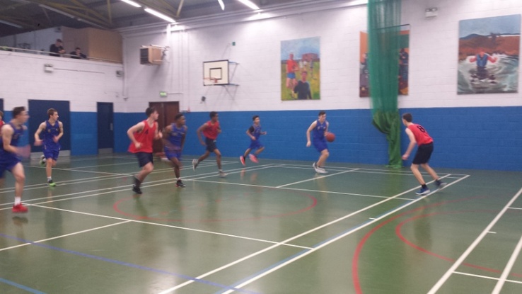 Boys Basketball team versus Greenshills Photo: Ms Finnegan
