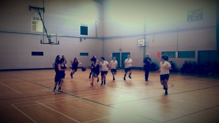 U16 and U19 Girls basketball versus St. Michael's Holy Faith, Finglas Photo: Ms. Finnegan
U16 and U19 Girls basketball versus St. Michael's Holy Faith, Finglas Photo: Ms. Finnegan