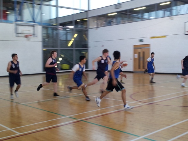 U19 Boys Basketball team vs. Synge Street Ms. Finnegan
