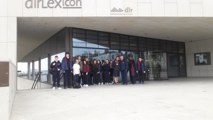 World Book Day: TYs visit dlr LexIcon Library Photo: Ms. Finnegan
World Book Day: TYs visit dlr LexIcon Library Photo: Ms. Finnegan