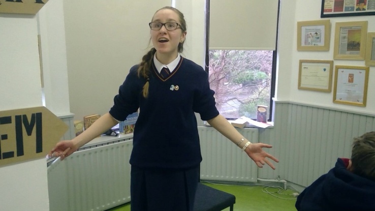 3rd Year English - Romeo and Juliet monologue Photo: Ms. Reynolds

