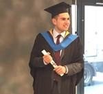 Todd Harrison (2011) receiving his degree in UCD (2015) Photo: unknown
Todd Harrison (2011) receiving his degree in UCD (2015) Photo: unknown