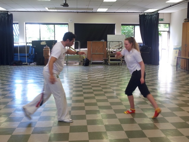 Capoeira dancing Photo by: Ms. Finnegan
