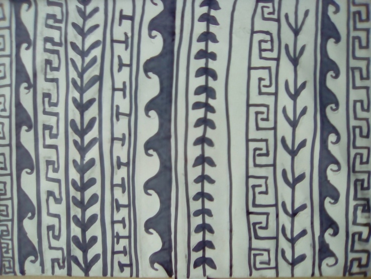 Greek patterns Photo: C. Butler (1st Year)
Greek patterns Photo: C. Butler (1st Year)