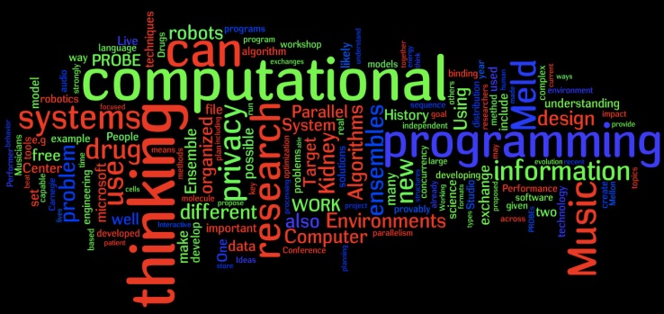 Computational Thinking Image: http://www.cs.cmu.edu/
