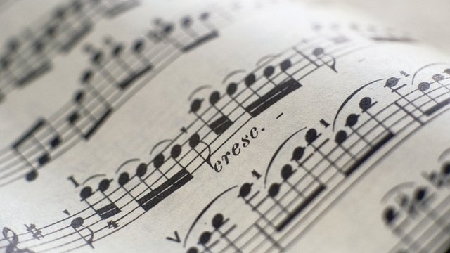 Writing music. Image: news.bbcimg.co.uk

