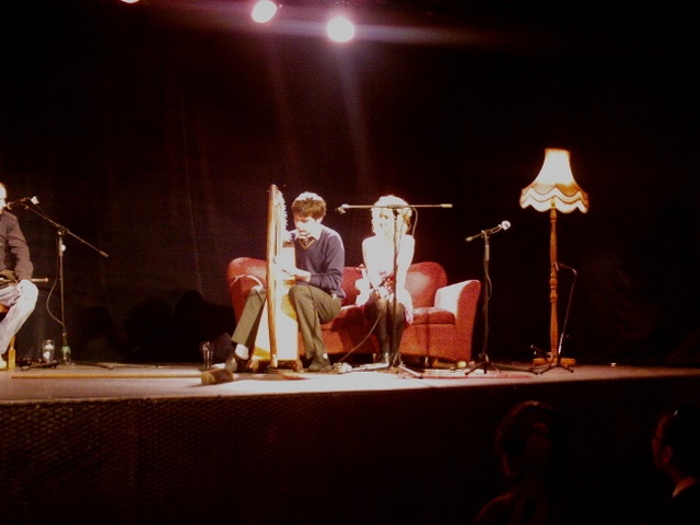 Turlough on stage too! Photo: Ms. Ivers
