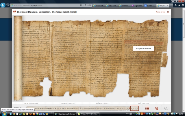 Digital Dead Sea Scrolls website