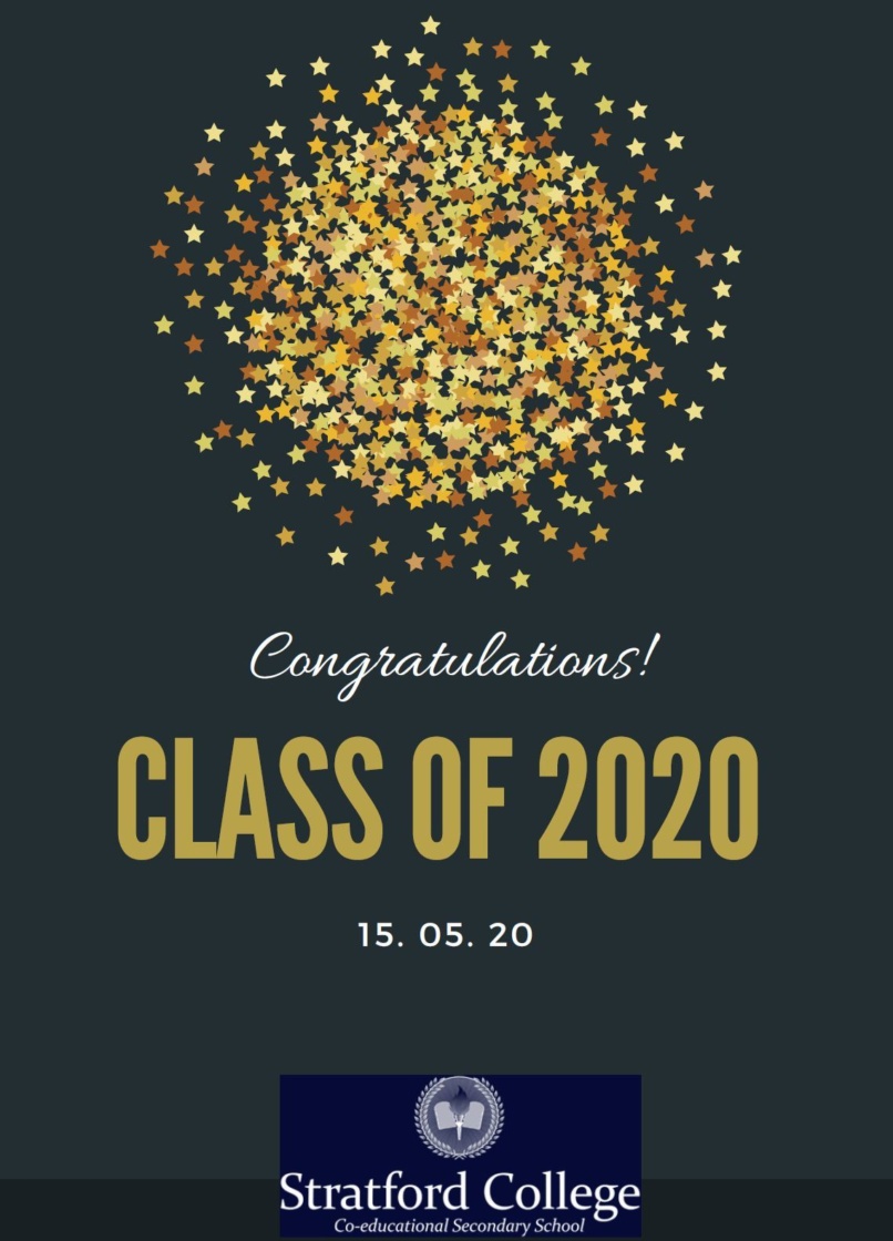 Congrats Classof2020 
