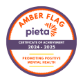 White Amber Flag Digital Badge 24 25 transparent