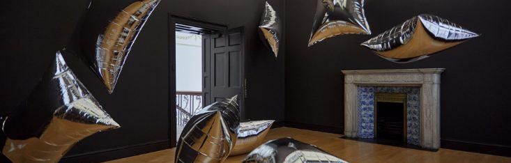 ANDY WARHOL THREE TIMES OUT Exhibition. Silver Clouds Installation view Hugh Lane Gallery. Photography by Denis Mortell 2023.