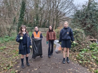 Mitzvah Week 2025 litter Cleanup 3 
