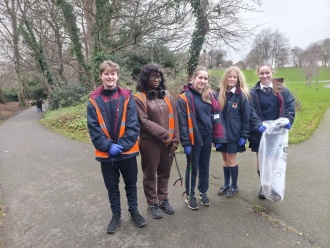 Mitzvah Week 2025 litter Cleanup 7 
