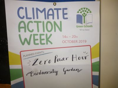 Green Schools organise 'Zero Power Hour' for Climate Action Week