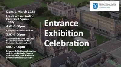 Aobh Magan (2022) awarded Entrance Exhibition 2023 at Trinity College Dublin