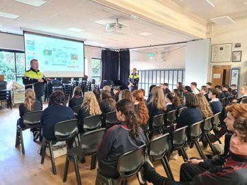 Junior Cycle students attend Cyber Safety talk