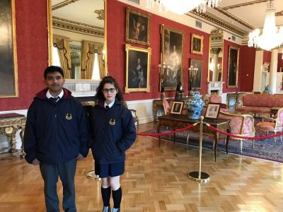Two Stratford students attend rehearsals for Presidential Inauguration in Dublin Castle