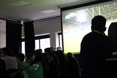 Rugby World Cup: Stratford watches Ireland vs Samoa