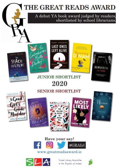 Great Reads Award 2020: Junior and Senior books shortlisted