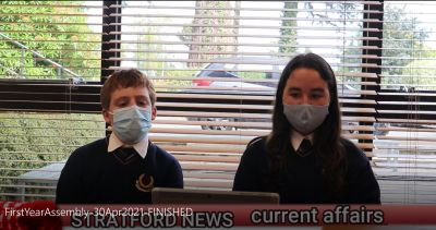 1st Years produce an impressive online Assembly