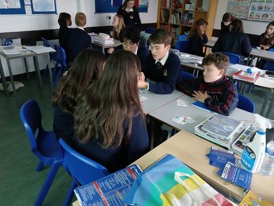 2X students work on CSPE sustainable development goals