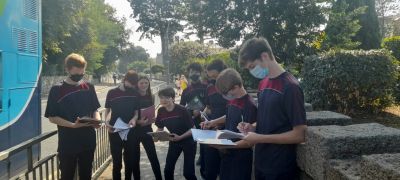 Go find a Character! 3rd Year English students go looking!