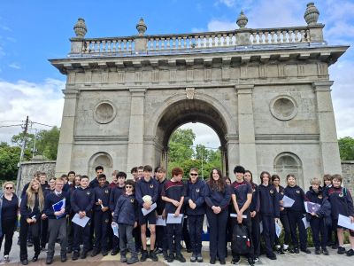 3rd Year Classics students take a trip to Ely Arch to compare with ancient Roman buildings. #classics #ancientrome #weloverathgar