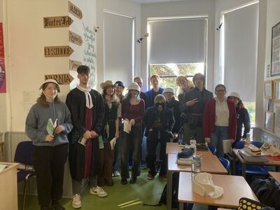 6th years performing Arthur Miller’s  The Crucible