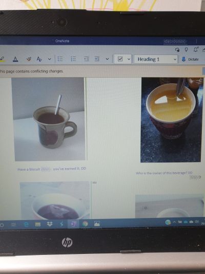 6th Year Classics students enjoy a cuppa - virtually