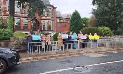 Stratford College takes part in national protest for reform of Senior Cycle