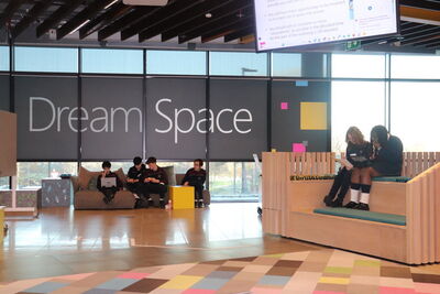 TYs and Leaving Cert Computer Science students go to Microsoft Dream Space
