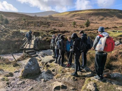 TYs hike part of the Wicklow Way