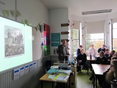 National Heritage Week: Visit to school by historical novelist Colin Murphy