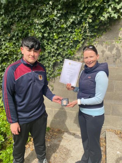 TY student receives Bronze An Gaisce Award
