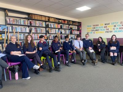 Stratford Student Council meet with The High School's Student Council