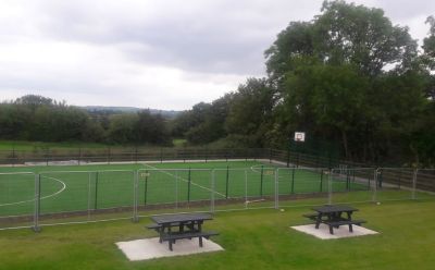 New Multi Use Games Area (MUGA) in next door Herzog Park!
