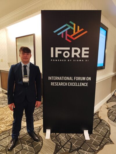 IFoRE 2024, Washington D.C. - 5th Year student gives oral presentation