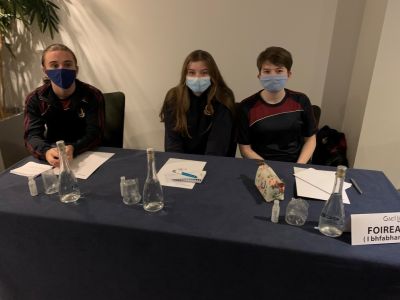 Stratford's Junior & Senior Gael Linn debating students get through to next round!